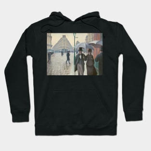 Paris Street, Rainy Day by Gustave Caillebotte Hoodie